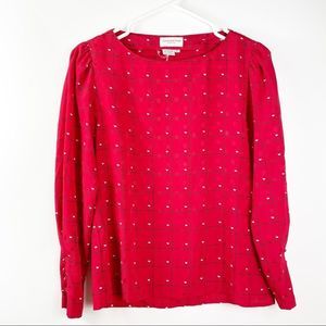 Plaid Chickens Blouse